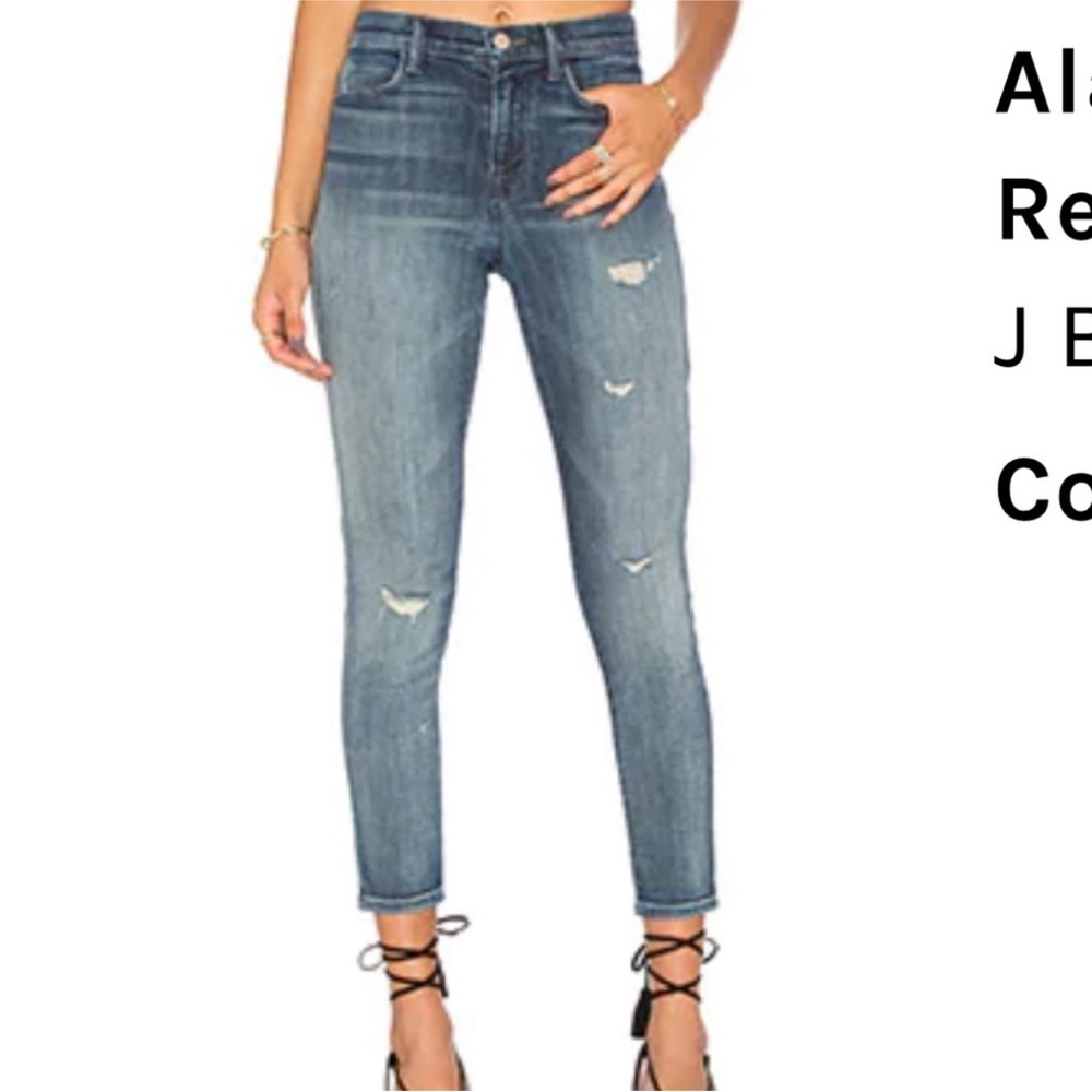 J Brand Alana high rise cropped jeans